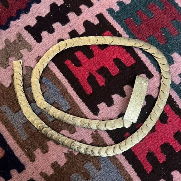 80s/90s vintage gold chain belt - Picture 4 of 6